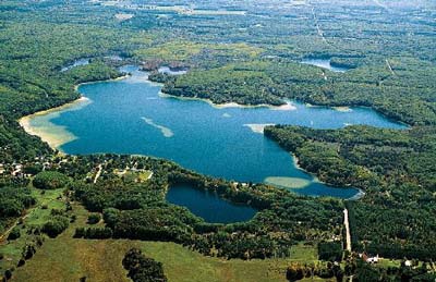 Aerial photo Lake Ann